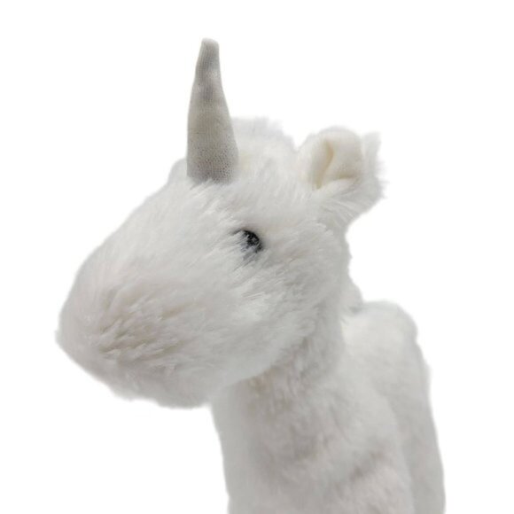 2/$15 Manhattan Toy Unicorn Plush White 11" Sparkle Horn Long Tail Standing - Picture 2 of 11